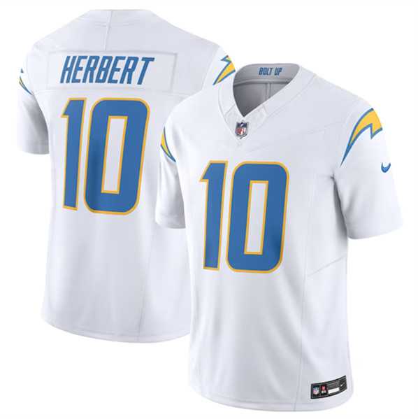 Men & Women & Youth Los Angeles Chargers #10 Justin Herbert White 2023 F.U.S.E. Vapor Untouchable Limited Stitched Jersey